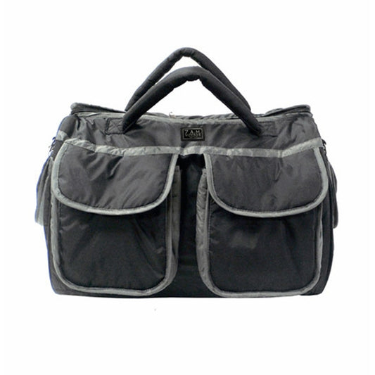 7 A.M. - Voyage Diaper Bag Large Black/Gray