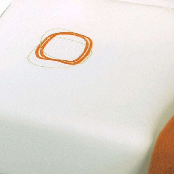 Area Bedding WHITE Mini Organic Fitted Crib Sheet