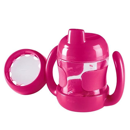 Oxo Tot - Sippy Cup Set with Handle (7oz) pink rose