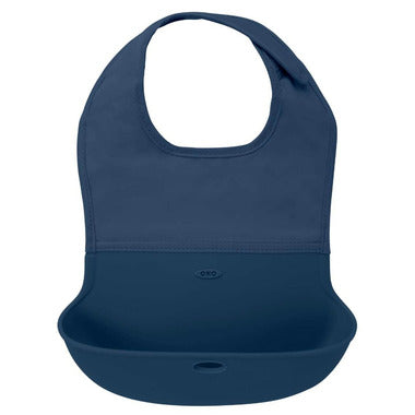 Oxo Tot Silicone Bib Navy Blue