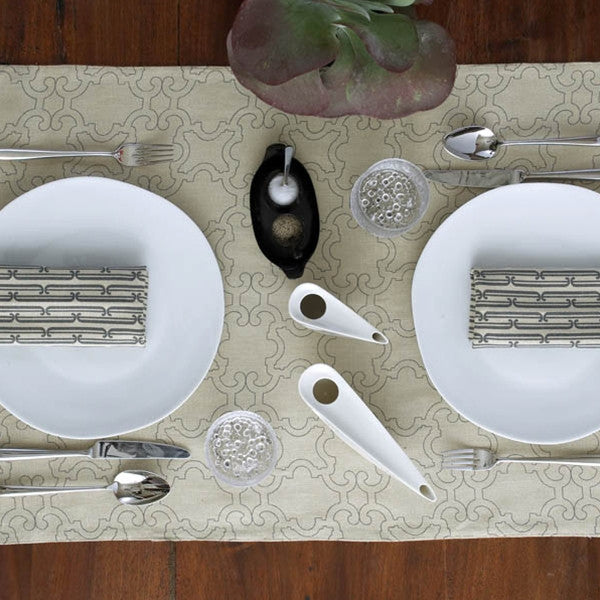 DwellStudio Napkins Bodoni Ink Vellum Set of 4