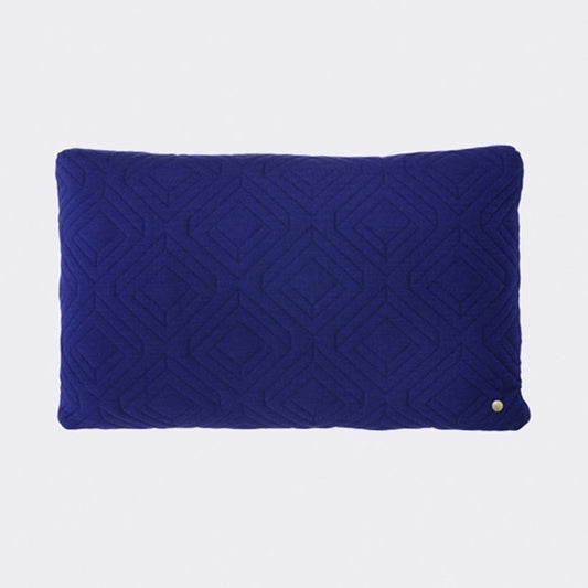 ferm LIVING - Dark Blue Cushion (Large)