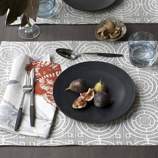 DwellStudio Placemats - Aerial Major Brown (Set of 4)