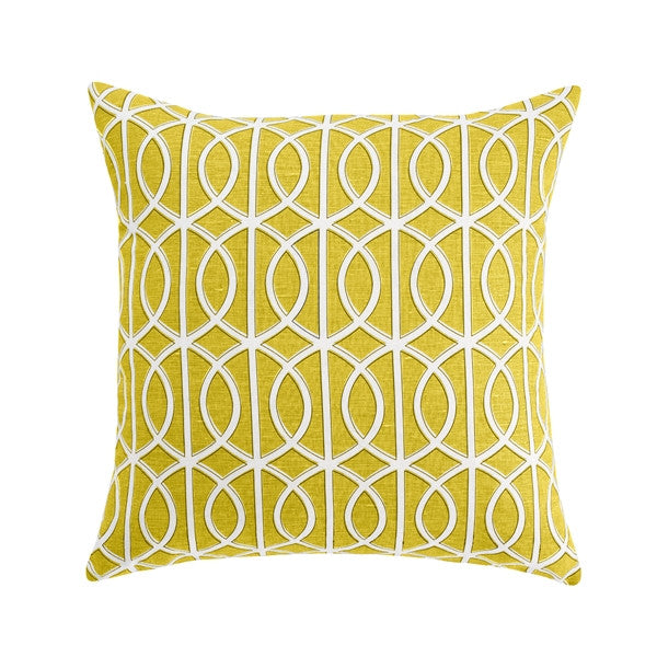 DwellStudio Pillow - Gate Citrine