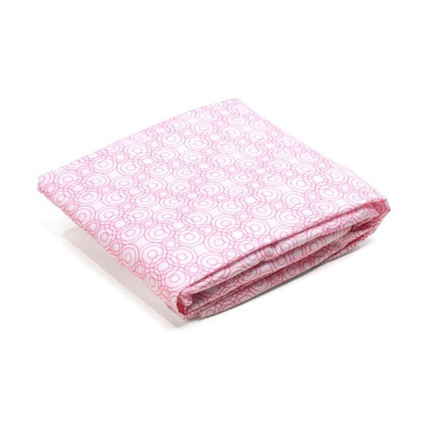 Bloom Lollipop Fitted Sheet Bedding - Rosy Pink - alma mini