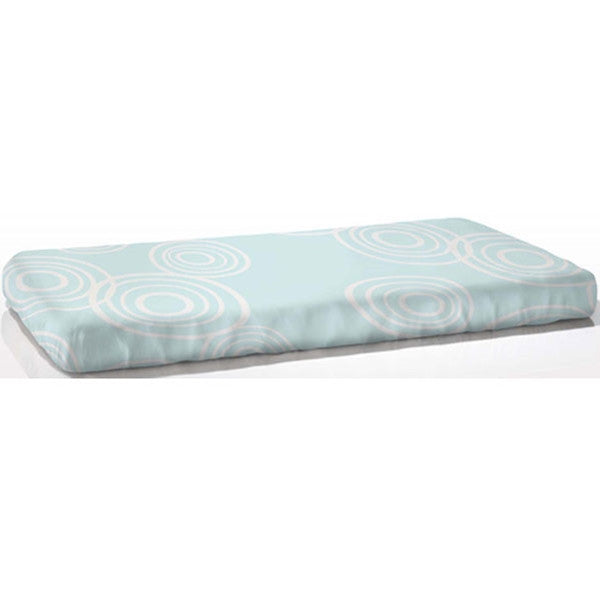 NOOK Fitted Crib Sheet Puddle - Sea Glass