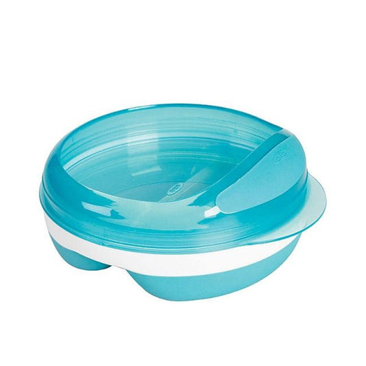 Oxo Tot - Divied Feeding Dish aqua