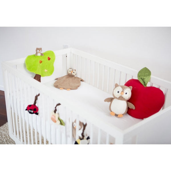 Apple Park Patterned Bunny Rattle