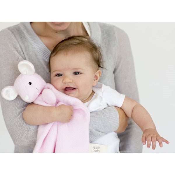 Apple Park Patterned Bunny Rattle