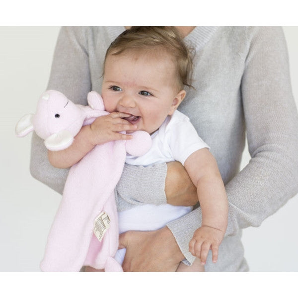 Apple Park Patterned Bunny Rattle