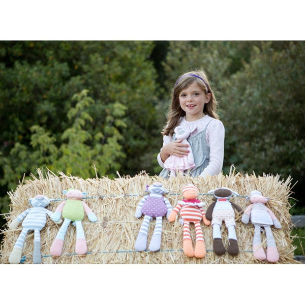 Apple Park Patterned Bunny Rattle