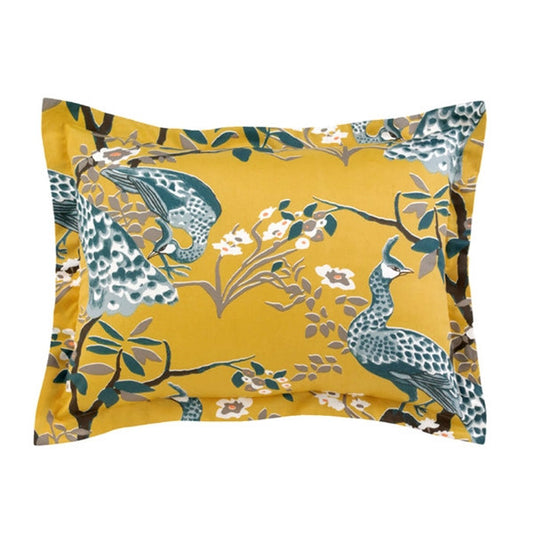 DwellStudio Shams Pair - Peacock Citrine - Standard