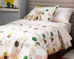 DwellStudiodio Geometry Primrose twin duvet set