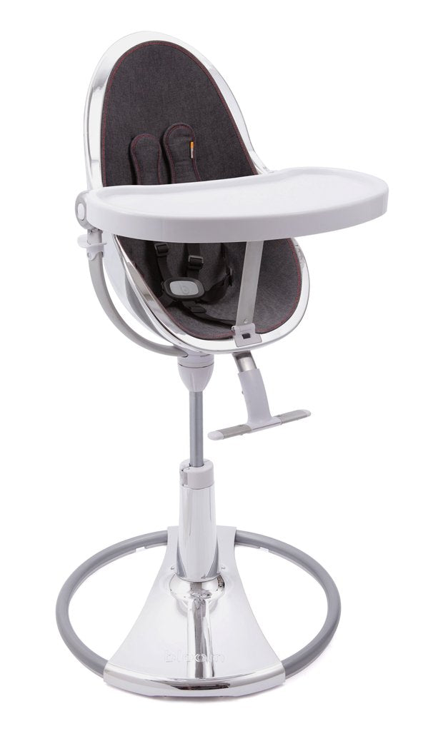 Bloom Fresco Chrome High Chair Silver